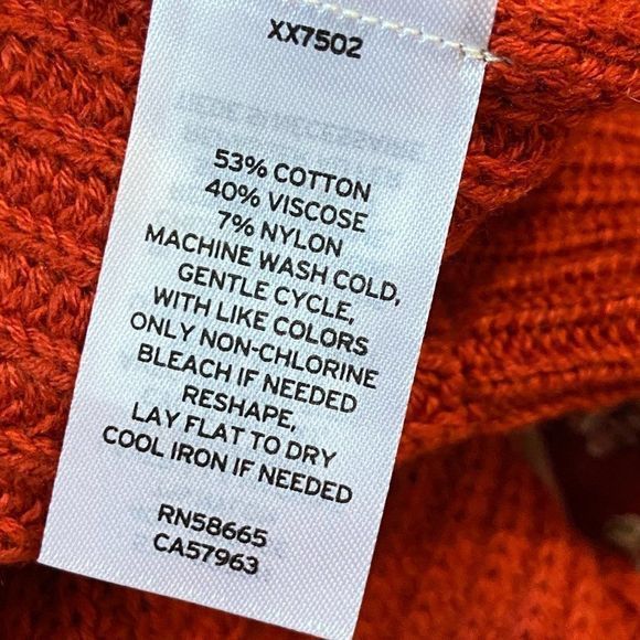 NWT ABOUND‎ Red Persimmon Knit Cardigan (L) - Picture 7 of 8